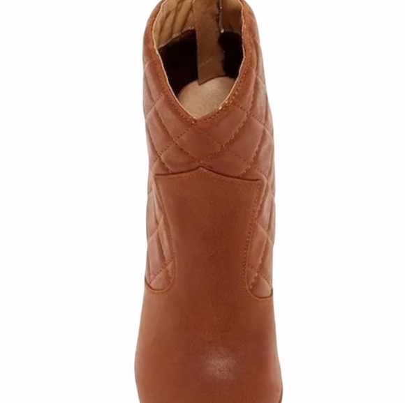 Michael Antonio Toledo Brown Quilted Ankle Boots - Picture 7 of 9